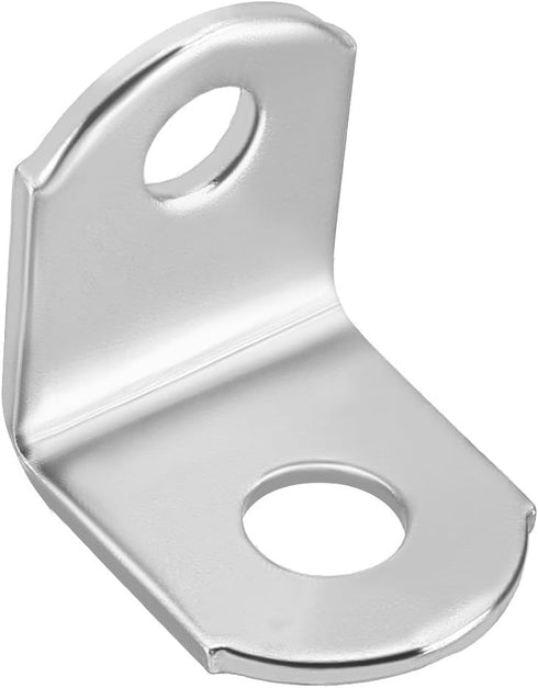 uxcell Stainless Steel Shelves Corner Brace 18mmx18mmx15mm, Joint Round End L Shape