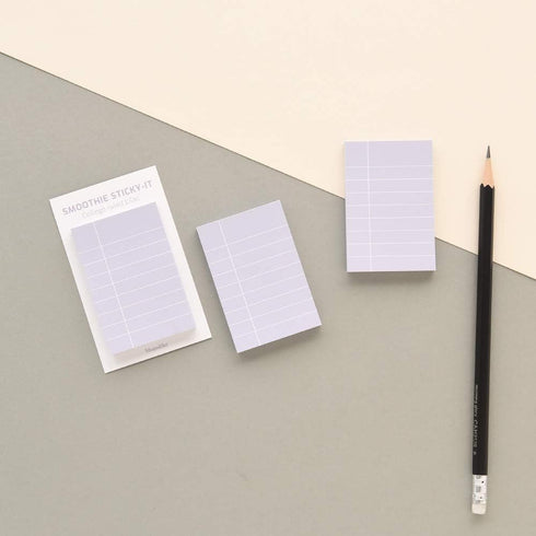 Monolike Smoothie College Ruled Sticky-it, 5p Set, Self-Adhesive Memo Pad, 50 Sheets