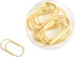 Gold Jumbo Paper Clips, 20pcs Oversized, 50mm/2 inch, Non Skid Smooth Finish Steel Wire Office Supply