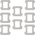 8 PCS Washable Mop Cloths for Ecovacs Winbot W1/W1 Pro Window Vacuum Cleaner Robot Replacement