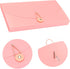 Oak-Pine 13 Pocket Receipt Folder, Accordion File Organizer, Expanding File Folder, Plastic Check Bill Folder, Pink