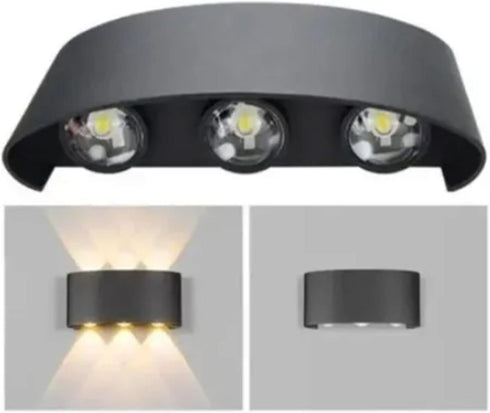 HISEEINLABEL Modern LED Waterproof Exterior Wall Lamp, Outdoor Wall Light LED Wall Lights