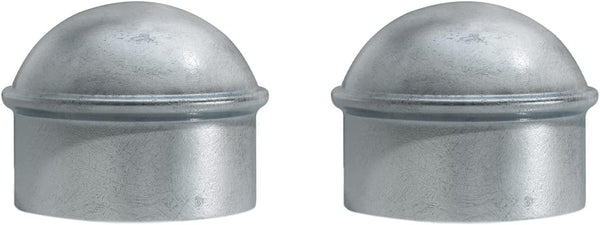 VIVIDA 1-3/8" Chain Link Fence Post Cap, Galvanized Steel, 2 PCS for 1-3/8" OD Post