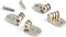 10 Sets Replacement Eyeglasses Hinge, Eyewear Accessories for Plastic, Wooden, and Sunglasses Frames