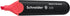 Schneider Job Highlighter, Chisel Tip, 1 + 5 mm, Black Barrel, Coral Ink, Box of 10 Highlighters (1502)