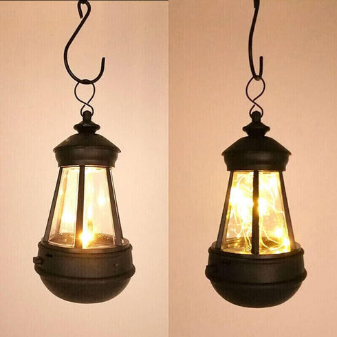 anso Solar LED Powered Lantern Light Hanging Garden Waterproof Outdoor Lamp Decor (String Light)