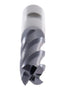 Accusize Industrial Tools 1/2'' Fine Tooth M42 8% Cobalt Tialn Roughing End Mill, 1/2'' Shk Dia, 2'' Flute Length