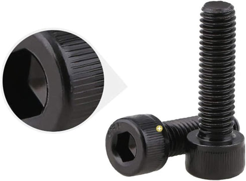 FullerKreg M4-0.7 x 10mm Alloy Steel Socket Cap Screw, (Pkg of 100), Hex Drive, Class 12.9, Black Oxide