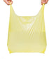 LazyMe T Shirt Bags, Plastic Bags with Handles for Grocery and Retail Shopping, 12x20 Inch, Yellow, 50pcs