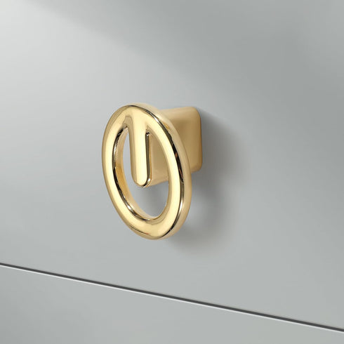 4 Packs of Small Gold Modern Minimalist Cabinet Door Handles,Single Hole Wardrobe Doors,Bedside cabinets,cabinets