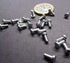 K-mac M2.5 .45 mm 6 mm 300 Zinc Plated Steel Cheese Head Slotted Machine Screws, Fully Threaded, x Thread Size x