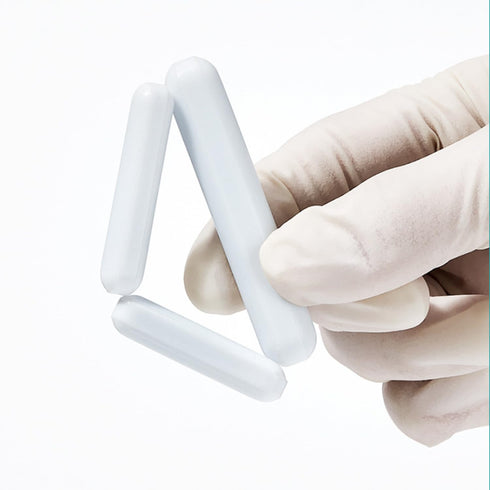 10Pcs PTFE Magnetic Stir Bar, 40mm/1.57 inch Magnetic Stirrer Mixer Stir Bar