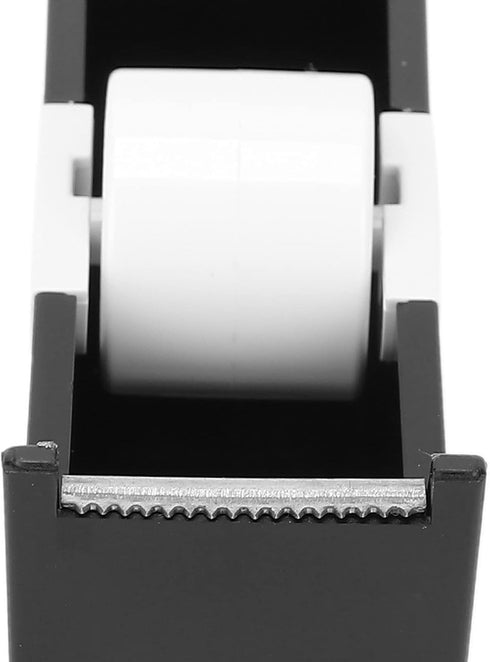 Portable Tape Dispenser for Eyelash Extension, Office Desktop Tape Cutter Holder (Black)