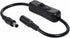 PLCPDM DC5.5x2.1/2.5mm Male to Female Power Extension Cable Cord with Switch-Button for Routers LED Lights