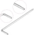 uxcell L-Shape Nickel Plated Long Tamper Proof Torx Star Key Bit Wrench T20