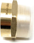 G Thread Female to NPT Thread Male Pipe Fitting Adapter, Lead-Free Adapter (1 1/2 inch)