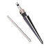 T Handle Tapered Reamer Set, 1/8"-1/2" & 3/16"-5/8" Tapered 6 Fluted Chamfer Woodworker Tool