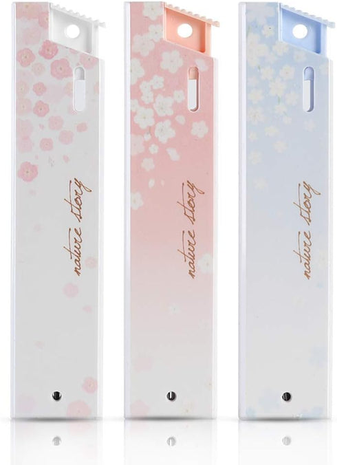 Cherry Mechanical Pencil Set with Lead, 3 pcs 0.5mm Mechanical Pencils with 3 Pack HB Pencil Leads for Writing