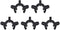 uxcell Lab Joint Clip Plastic Clamp, 5 Pcs for 14/20 or 14/35 Glass Taper Joints Laboratory Connector