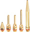5Pcs Glue Gun Copper Nozzle Set, Interchangeable Nozzles for Hot Melting Glue Gun Accessories