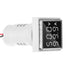 LED Display Voltmeter, 22mm Dual Display Panel Ammeter for AC 0-100A 60-500V Meter Indicator (White)