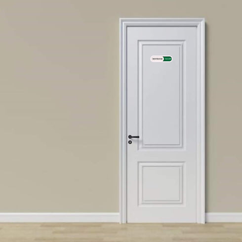 Vacant Occupied Sign for Home Office, Hotels, Hospital Restroom, Slider Door Sign (6.69'' x 1.96'')