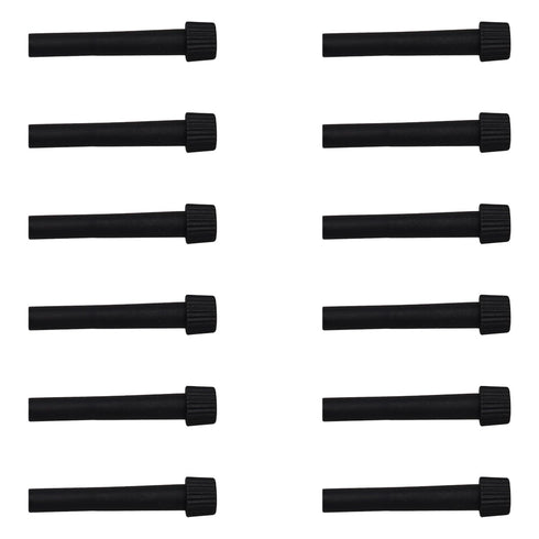 QINEHONS 50mm, 12 Pack Standard Lamp Switch Replacement, Sturdy Plastic Lamp Turn Knob for Easy On/Off Control, Sleek
