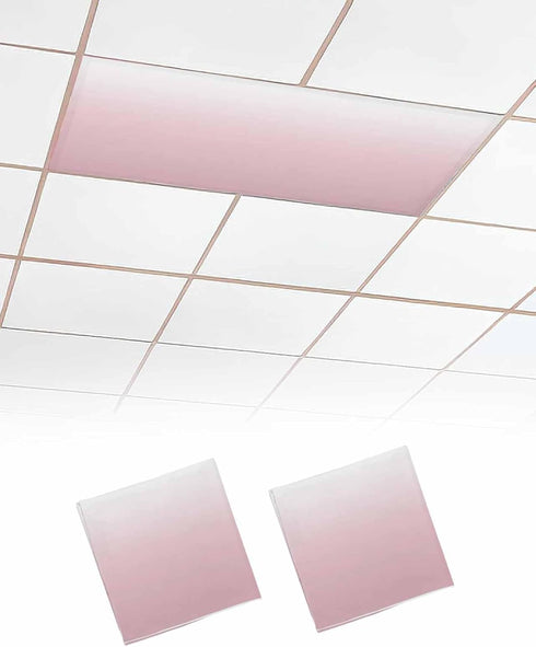 Futuregrace Magnetic Light Cover for Classroom Drop Ceiling,2 Pack 4x2 Ft Fluorescent Light