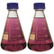 1000ml Erlenmeyer Flask with Blue Screw Cap, Borosilicate Glass, Graduated (Pack of 2)