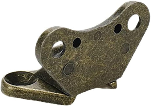 10Pcs Detachable Corner Brace Zinc Alloy Butterfly Corner Code Right Angle Support Shelf Brackets,Bronze