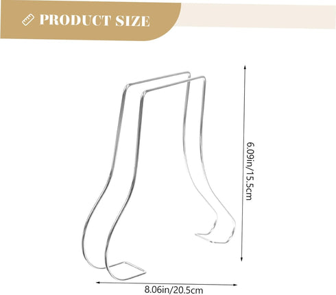 2pcs Vaguelly Shoe Display Stand Shoe Rack for Door Stand Sandal Organizer Shape Holder