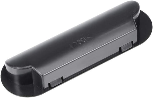 uxcell Black Flush Pull Finger Insert Recessed Cabinet Handles, 120mm x 40mm x 21mm