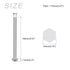 Hex Bolts (M12-1.75x150mm) 2Pcs, 304 Stainless Steel Fully Threaded Hex Head Machine Screws for Furniture Repair, Silver