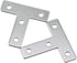 Aluminum Profile Connector Bracket Set, 2Pcs T Shape Connector, 8Pcs M5 T-Slot Nuts, for 6mm Slot 2020 Series