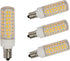 SeeU LED Light Bulb E12 High Lumen Corn Bulb, Warm White 7W Replacement for Chandelier Pendant Light