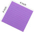 Early Buy Lined Sticky Notes 4x4, Self-Stick Notes with Lines, 6 Candy Color Pads, 70 Sheets/Pad.