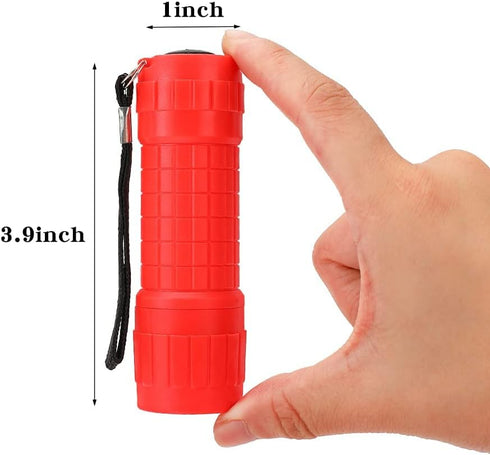 5 Pack 100 KunHe Plastic Small Mini LED Flashlight COB Flashlights for Kids Lumen with Batteries High CRI for Bright