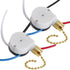 ZE-208s Ceiling Fan Switch - E89885 3 Speed 4 Wire Replacement Part, Pull Chain Speed Control Switch (Brass), 2 PCS