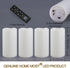 4-Pack 3x6 IP64 Multicolor Outdoor LED Pillar Candles with Timer and Remote - Waterproof Color Changing LED Pillar