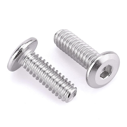M6-1.0 x 20mm Hex Socket Head Cap Screws - 304 Stainless Steel 18-8 Flat Countersunk Machine Screws for DIY Projects,