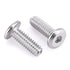 M6-1.0 x 20mm Hex Socket Head Cap Screws - 304 Stainless Steel 18-8 Flat Countersunk Machine Screws for DIY Projects,