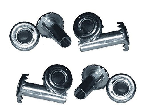 #5205-8 Steel Caster Socket - 3/8" OD - 8 Pack