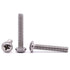 #10-24 x 1-1/4" Pan Head Machine Screw, Phillips Drive, 304 Stainless Steel, 50 Pcs Bright Finish