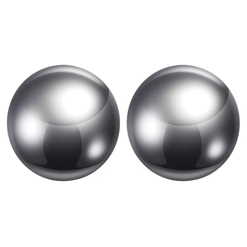 HARFINGTON 2pcs Precision Balls - 32mm Diameter G10 Chrome Steel Ball for Bearings, Silver