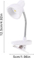 Generic Desk Lamp with Clamp Clip On Eye Caring Reading Lantern, Portable Adjustable Study Light for Home Office Studio