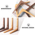 Scicalife Right Angle Wooden Shelf Support Bracket - Wall Mounted