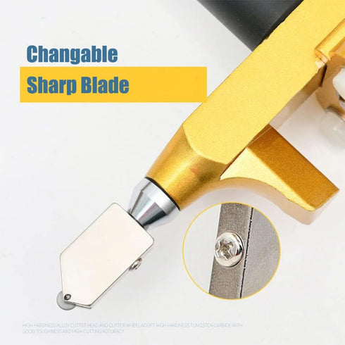 2 in 1 Glass Tile Cutter Breaker, Manual Hand Tool for Home DIY Cutting Glass, Mirror, Ceramic Tile