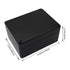 LeMotech IP65 Waterproof Junction Box, Dustproof Electrical Enclosure for Electronics, Black 4.5 x 3.5 x 2.1 inch