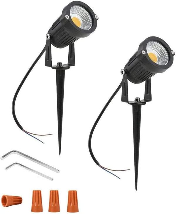 Youngine Pack of 2, 12V Low Voltage LED Landscape Lights Waterproof Outdoor Walls