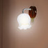 E27 OSALADI Frosted Glass Lamp Shade Replacement, Flower Shaped Light Cover Modern Style Chandelier Lamp Shade Ceiling